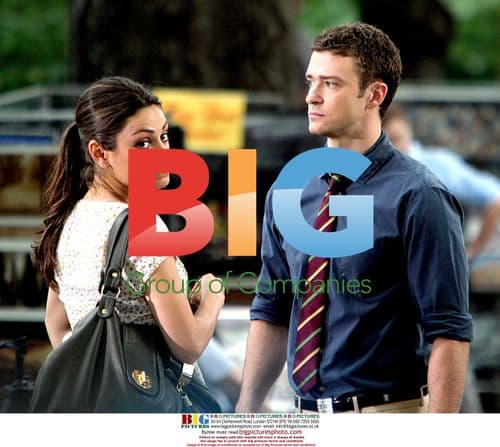 Justin Timberlake and Mila Kunis on 'Friends With Benefits' Set