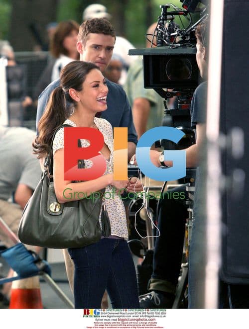 Justin Timberlake and Mila Kunis Filming 'Friends With Benefits'