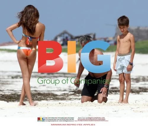 Jose Mourinho on Beach Holiday