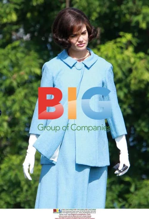Katie Holmes on the set of 'The Kennedys'