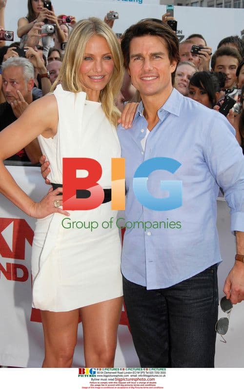 Cameron Diaz and Tom Cruise at 'Knight and Day' Premiere