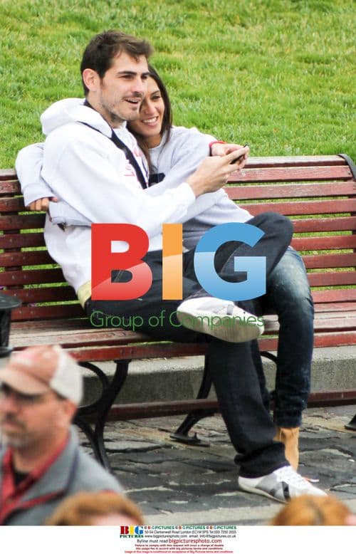 Iker Casillas and Sara Carbonero in San Francisco