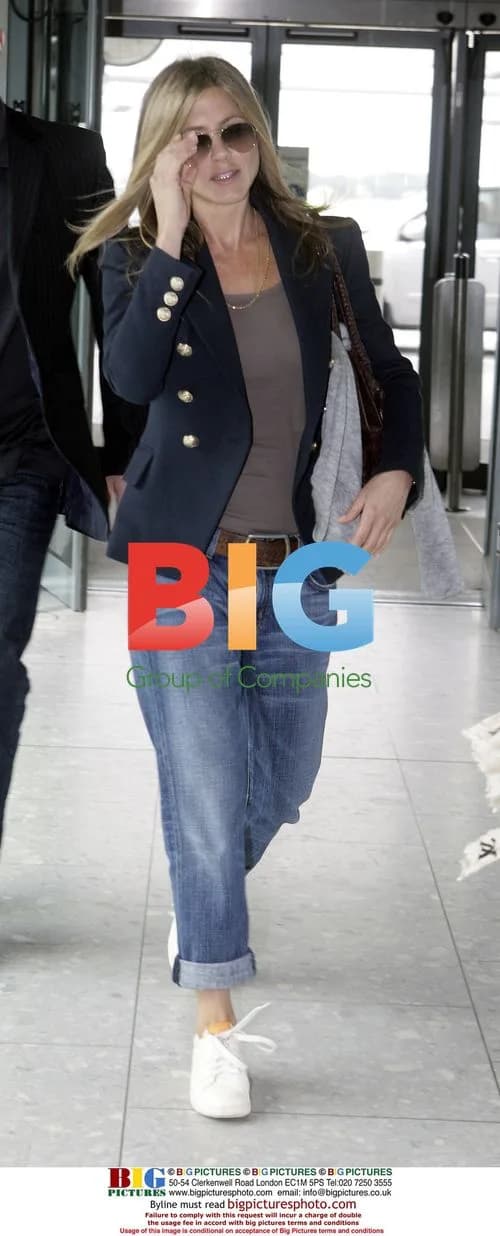 Jennifer Aniston Departs Heathrow