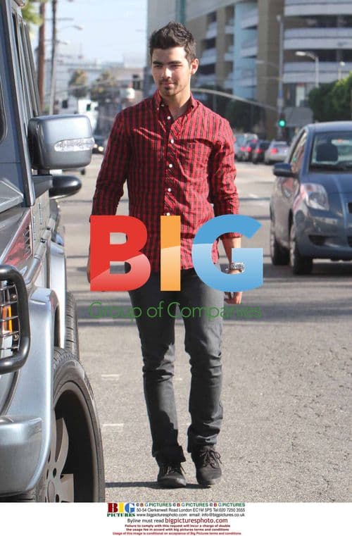 Joe Jonas grabs veggie burger