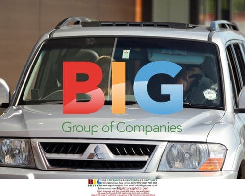 Charlotte Church at McDonald's with Son