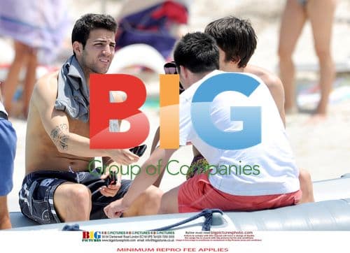 Cesc Fabregas on Holiday in Ibiza