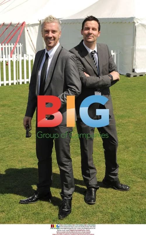 Colin and Justin at Cartier Polo Day