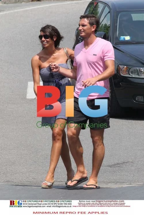 Frank Lampard and Christine Bleakley on Vacation