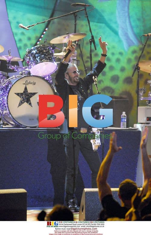 Ringo Starr Performing During Concert
