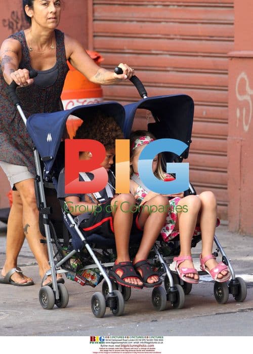Heidi Klum and Family Stroll in NYC