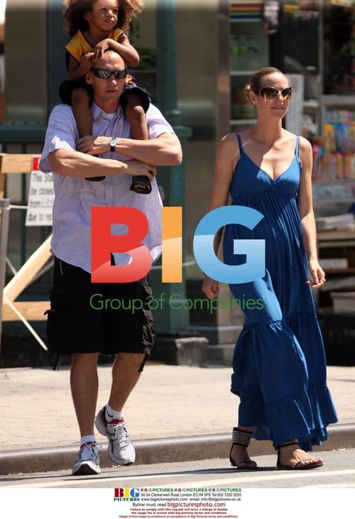 Heidi Klum and Family at McDonald's