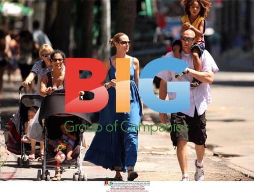 Heidi Klum and Kids at McDonald\'s