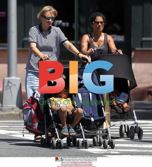 Heidi Klum and Kids at McDonald\'s in NYC