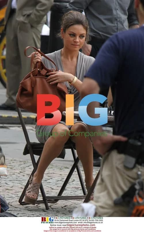 Mila Kunis on 'Friends With Benefits' Set
