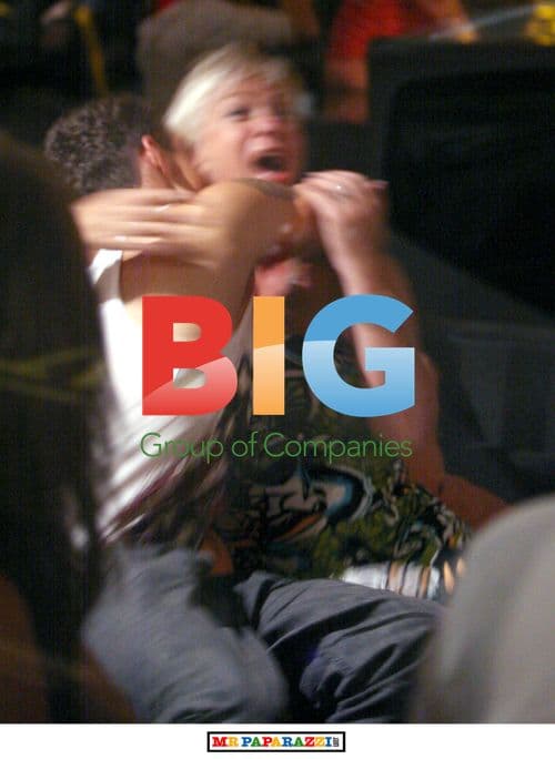 Denise Welch Flirting with Mystery Man