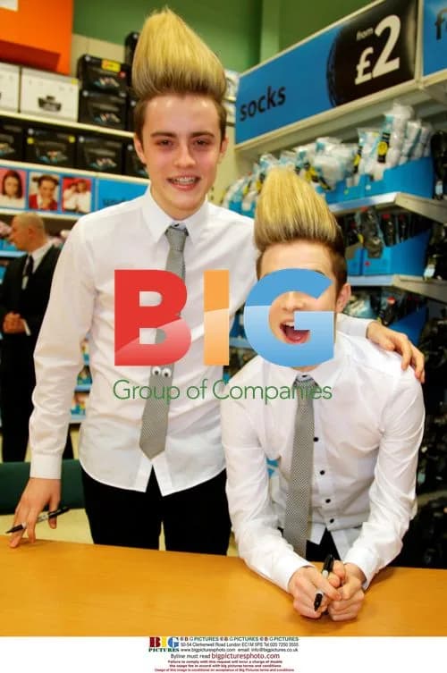 Jedward Debut Album Signing