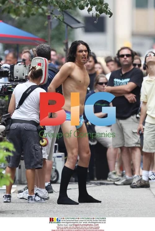 Russell Brand Films 'Arthur' in NYC