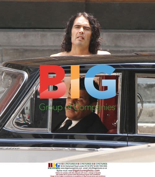 Russell Brand films 'Arthur' in NYC