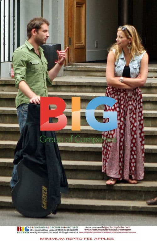 Charlotte Church and Jonathan Powell at Abbey Road
