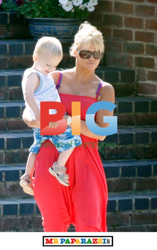 Kerry Katona Leaving with Kids in Surrey, UK