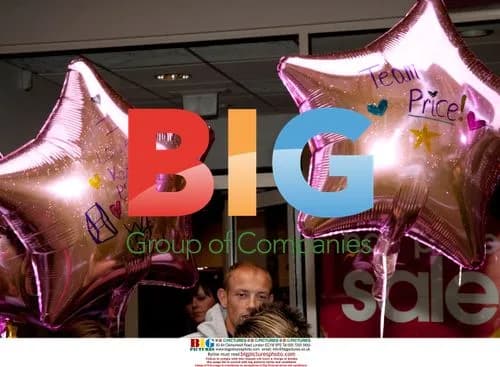 Katie Price Signs Book Copies