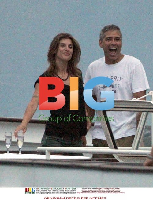 George Clooney and Elisabetta Canalis Anniversary