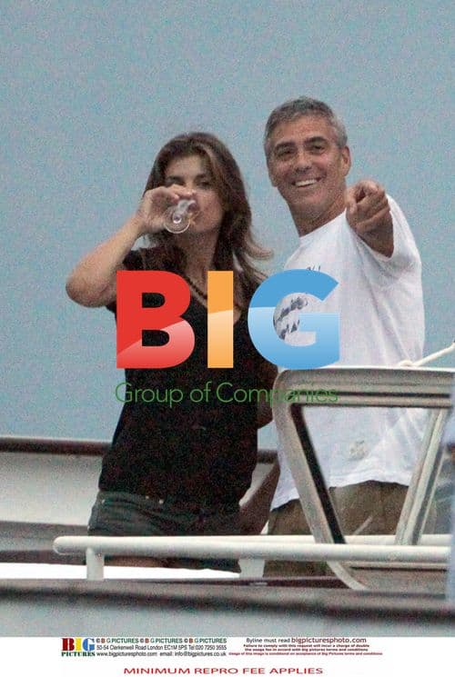 George Clooney and Elisabetta Canalis