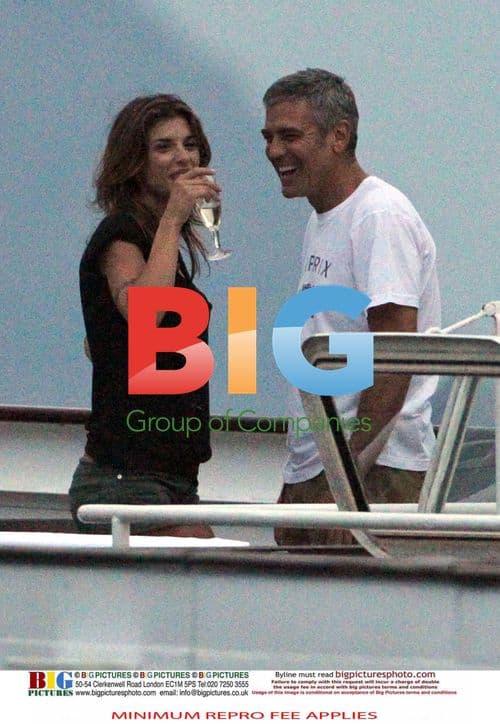 George Clooney and Elisabetta Canalis celebrate anniversary