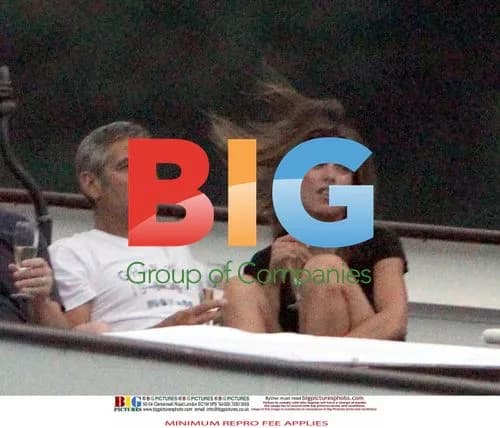 George Clooney and Elisabetta Canalis celebrate anniversary
