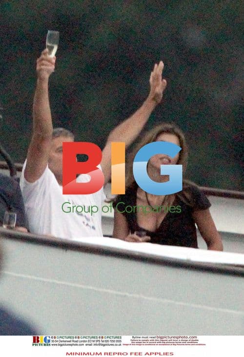 George Clooney and Elisabetta Canalis Anniversary Party