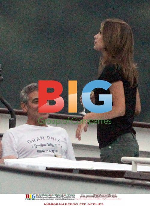 Clooney and Canalis Anniversary Party