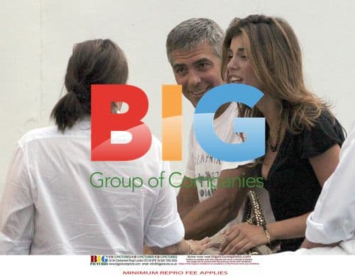 George Clooney and Elisabetta Canalis