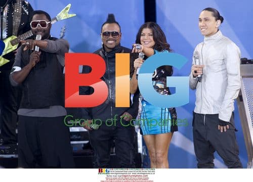 Black Eyed Peas Perform in Central Park