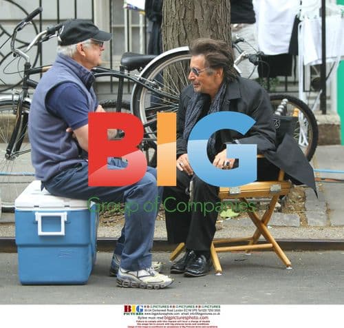 Al Pacino Filming Coffee Commercial in NYC
