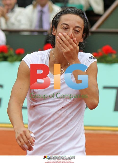 Schiavone defeats Wozniacki at French Open