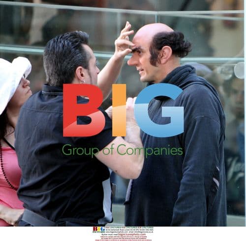 Hank Azaria Shooting at FAO Schwarz in NYC