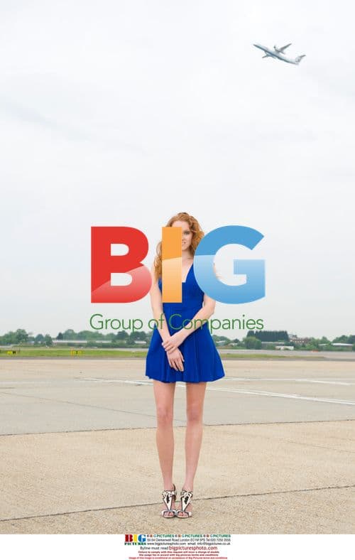 Lily Cole Launches Modeling Competition at Gatwick