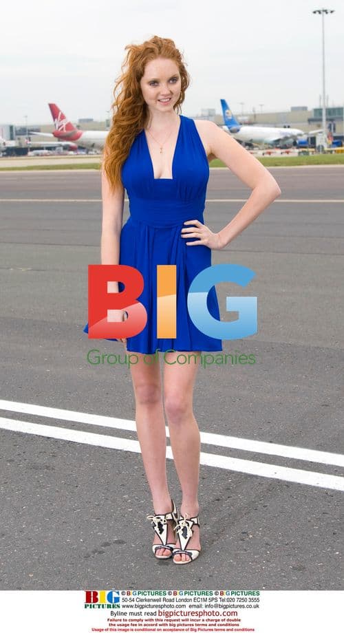 Lily Cole Launches Modelling Competition at Gatwick