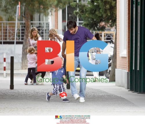 Ruud Van Nistelrooy and son in Madrid