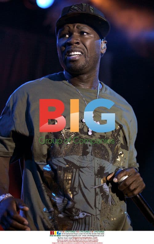 50 Cent Performing in Denver