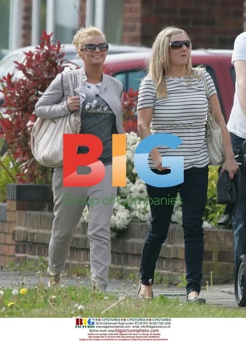 Kerry Katona Seen Walking with Friend
