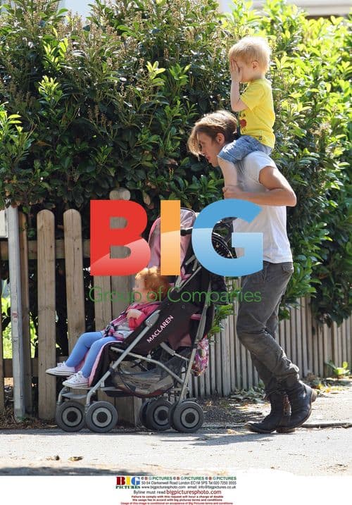 Mark Own takes kids for park walk