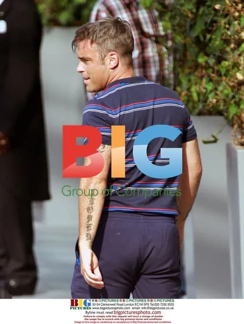 Robbie Williams at Soccer Aid