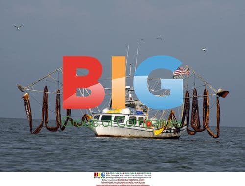 Shrimp boat cleans up oil spill in Louisiana