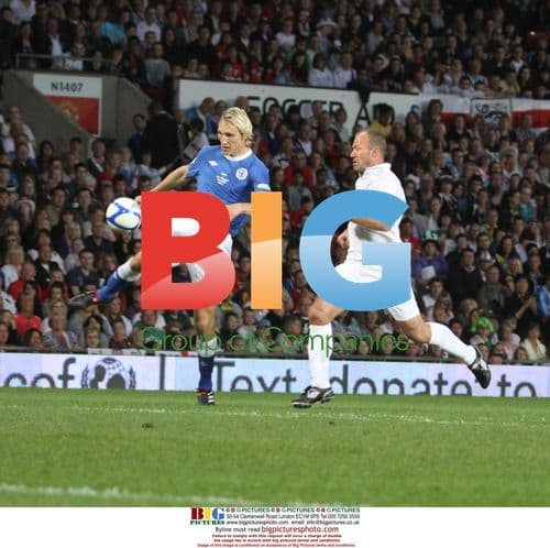 Hyypia at Soccer Aid Charity Match