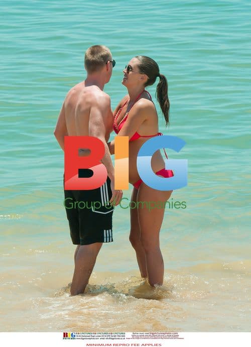 Danielle Lloyd and Jamie O'Hara in Portugal