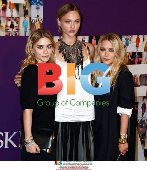 Ashley Olsen, Sasha Pivovarova and Mary-Kate Olsen at 2010 CFDA Awards