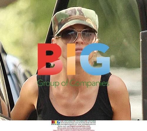 Sarah Harding Fueling Up in London