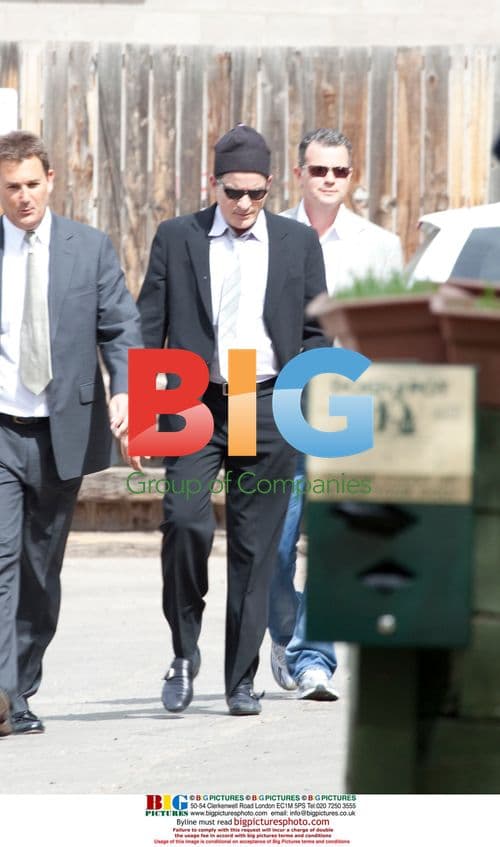 Charlie Sheen Arrives at Aspen Court