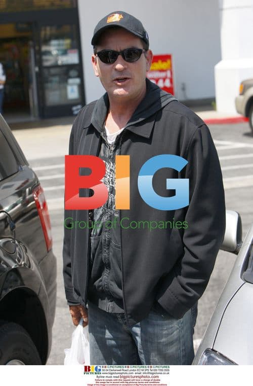 Charlie Sheen Stops at CVS in LA